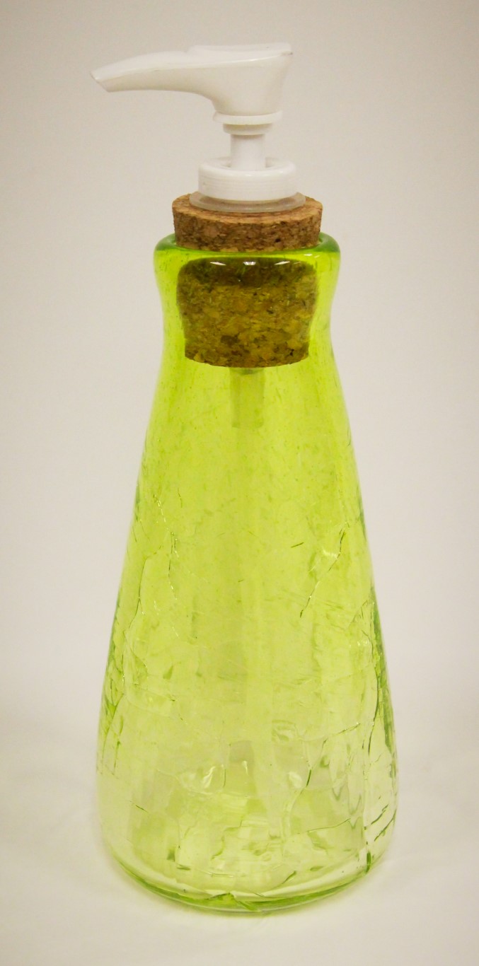 (image for) Yellow Crackled Lotion Bottle